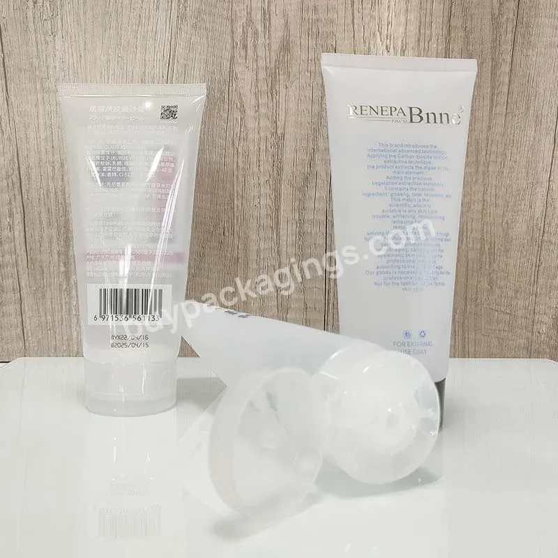 Cosmetic Whitening Body Lotion Tube Empty Cream Tube Flip Top Cap Soft Tube For Body Scrubs