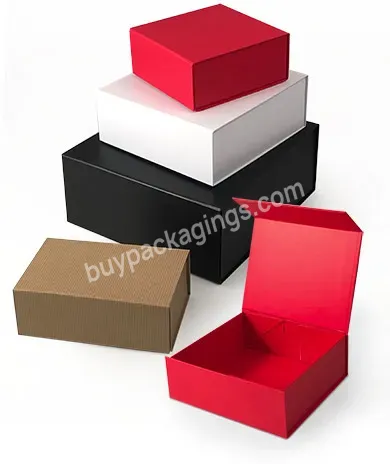 Cosmetic Wig Jewelry Gift Packaging Box Packaging For Magnetic Closure Paper Foldable Gift Box