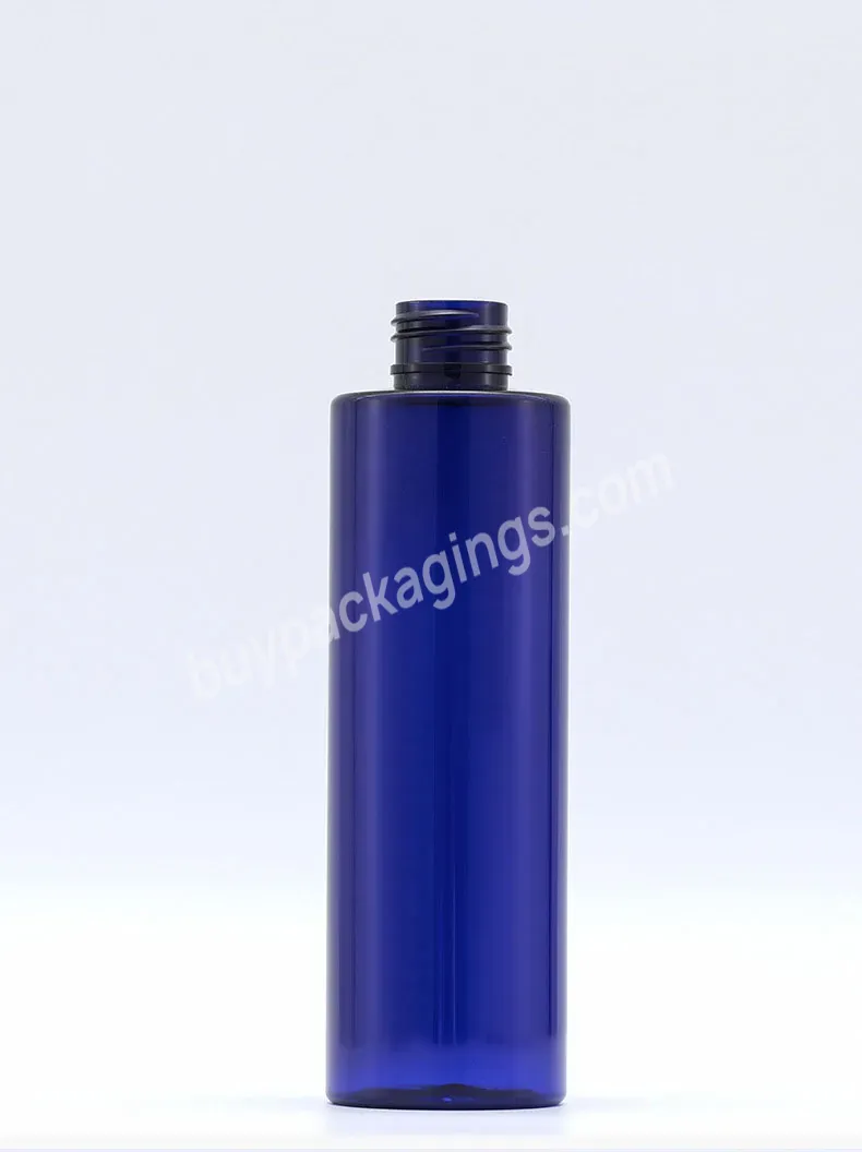 Cosmetics Packaging Bottle 250ml Pet Plastic Blue Toner Spray Bottles