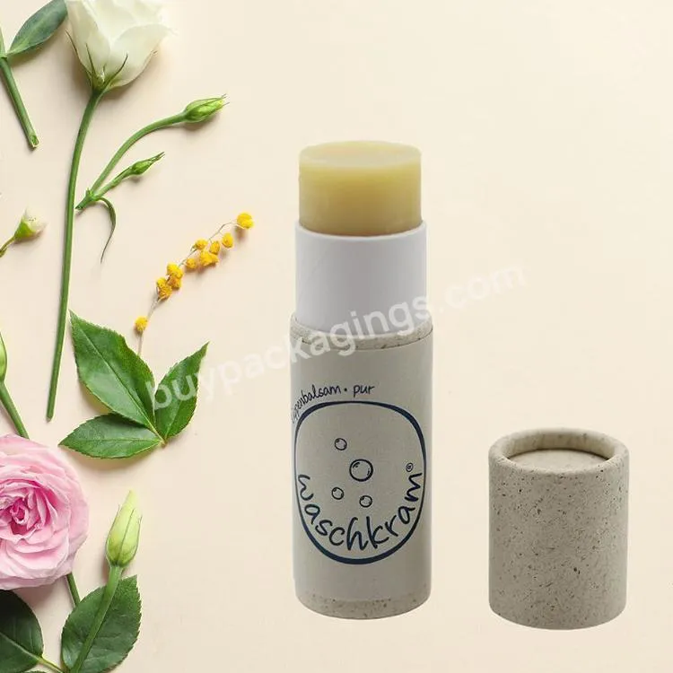 cosmetics packaging containers custom paper cylinder packaging lipstick tubes for lip balm