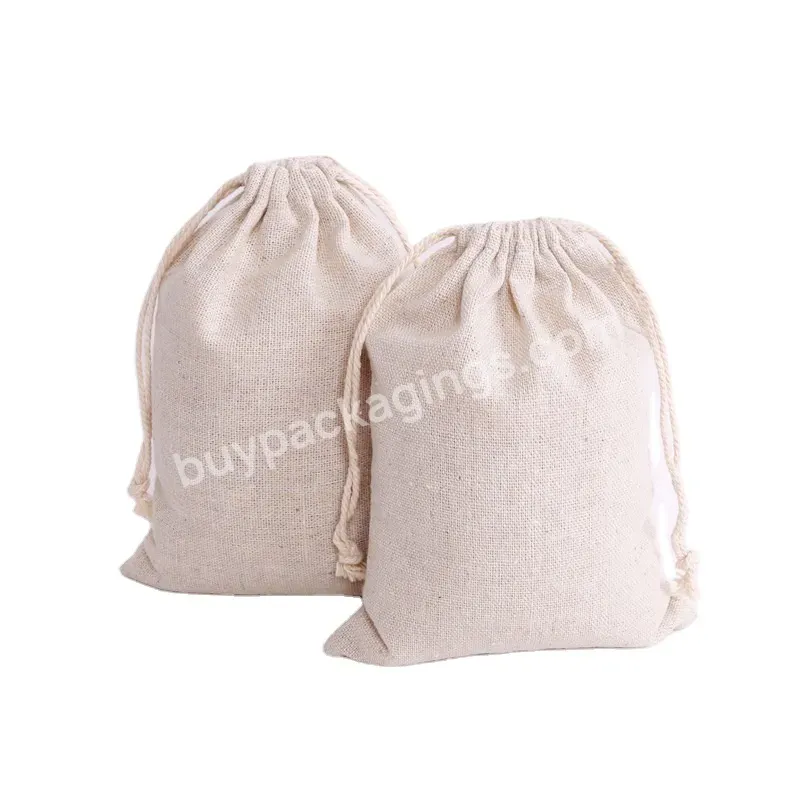 Cotton Household Pull String Travel Storage Burlap Bags Wholesaleused Jute Bag - Buy Burlap Bags Wholesale,Silk Drawstring Bag,Used Jute Bag.