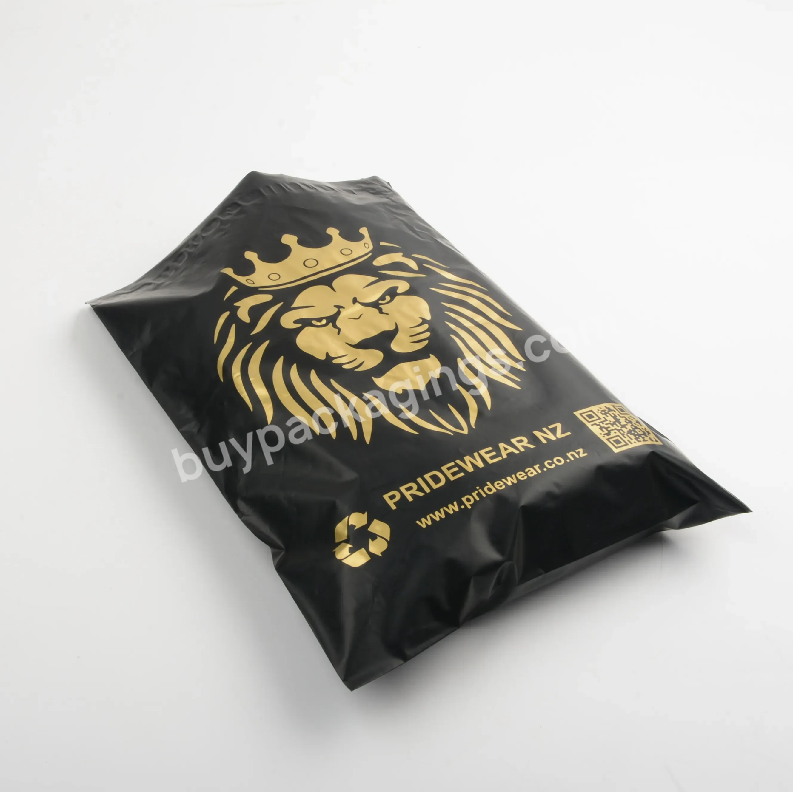 Courier Packing Bag Printing Mailing Plastic Bag Custom Printing Gold Logo