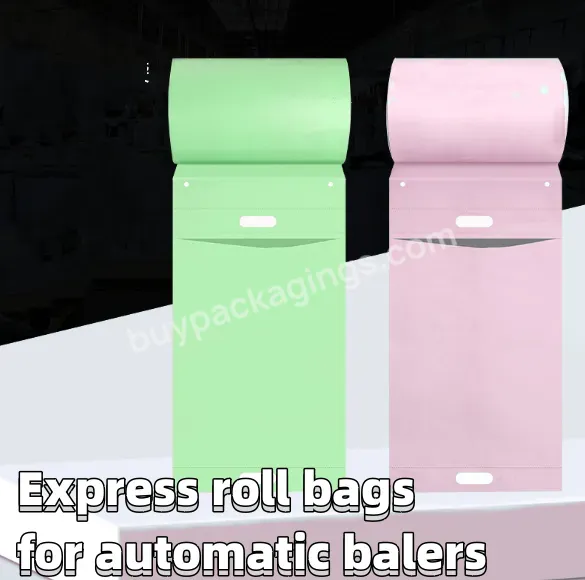 Courier Pre-opening Continuous Roll Packing Bags Electric Business Automatic Continuous Roll Bag Point Break Type