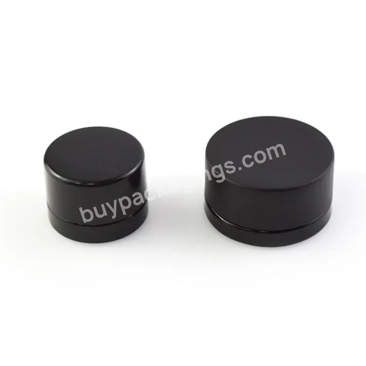 Cr Black Uv Shoulderless & Screw Top Custom Wrap Perforated Tamper Labels 5ml 9ml Glass Concentrate Jar