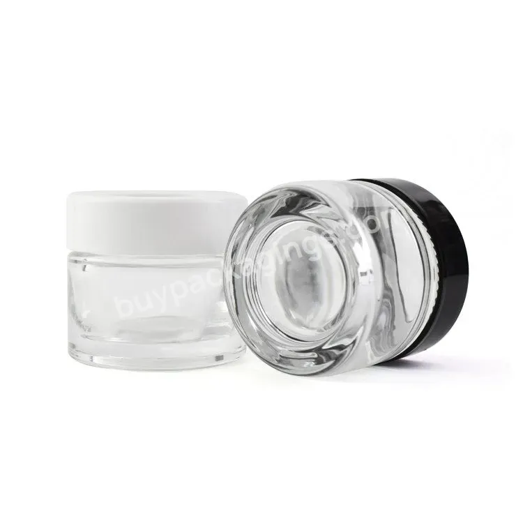 Cr Lid Child Resistant Flower Wholesale Unique Designed Lid Big Clear Magnifying Glass Bottle - Buy Clear Small Glass Cream Jars 30g 50g 60g 100g Glass Jar,Magnifying Glass Bottle,Unique Designed Lid Big Clear Jars.