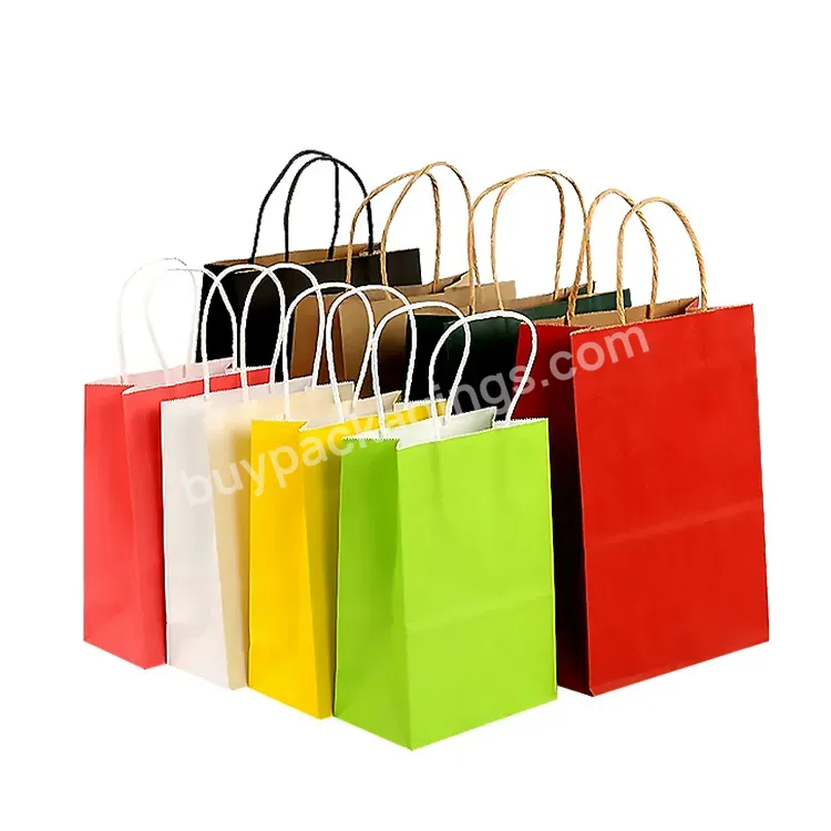 Craft Kraft Paper Bags In Stock Chinese Wholesale Brown For Shopping Paper Bag