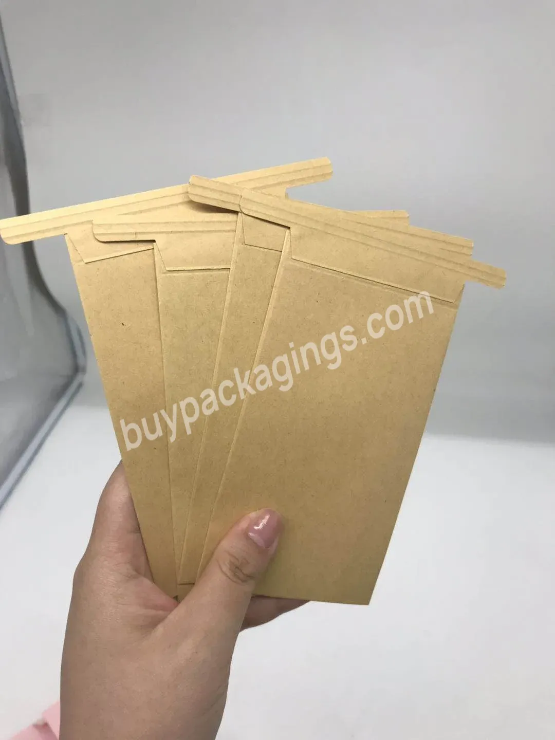 Craft Paper Envelopes With Tin Tie Closure/hot Sale Cheap Storage And Mailing Large Paper Brown Kraft Envelope