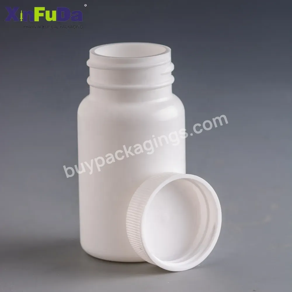 Crc Bottle 60ml Plastic Capsule Use Hdpe Pharmaceutical Medicine Pill Bottles With Child Resistant Cap And Seal For Packing