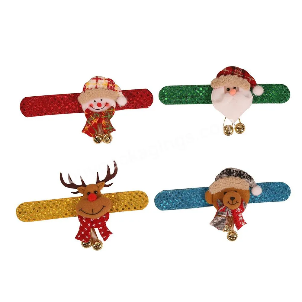 Creative Christmas Children's Toys Gifts Hanging Bells Christmas Bracelet Ornaments