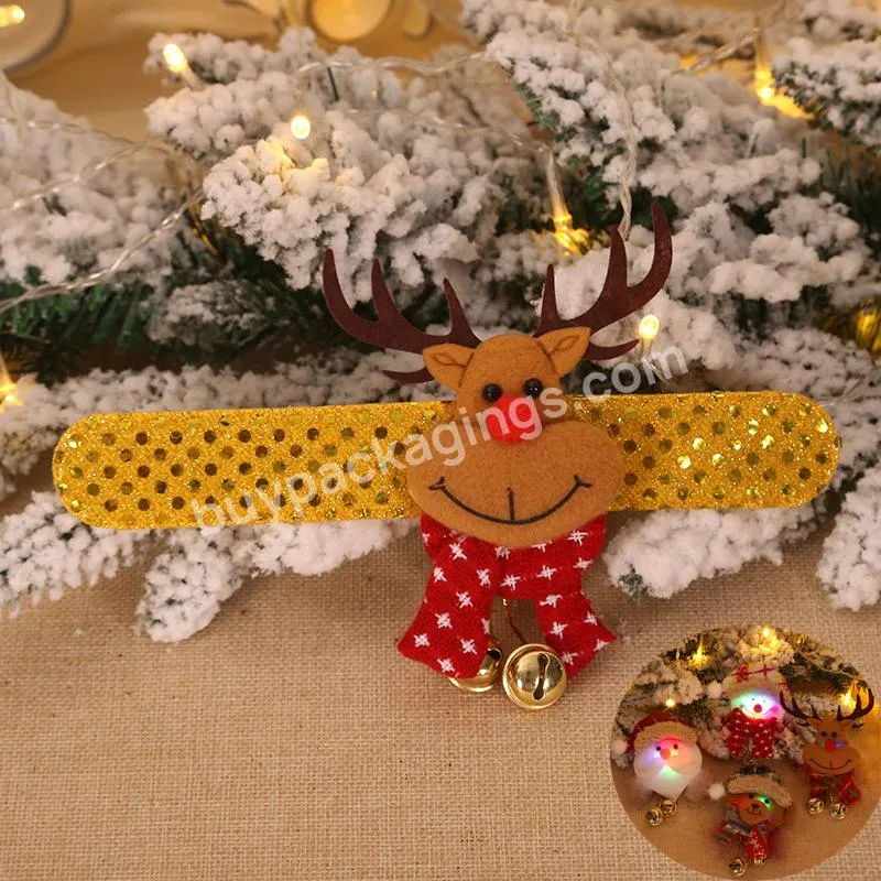 Creative Christmas Children's Toys Gifts Hanging Bells Christmas Bracelet Ornaments