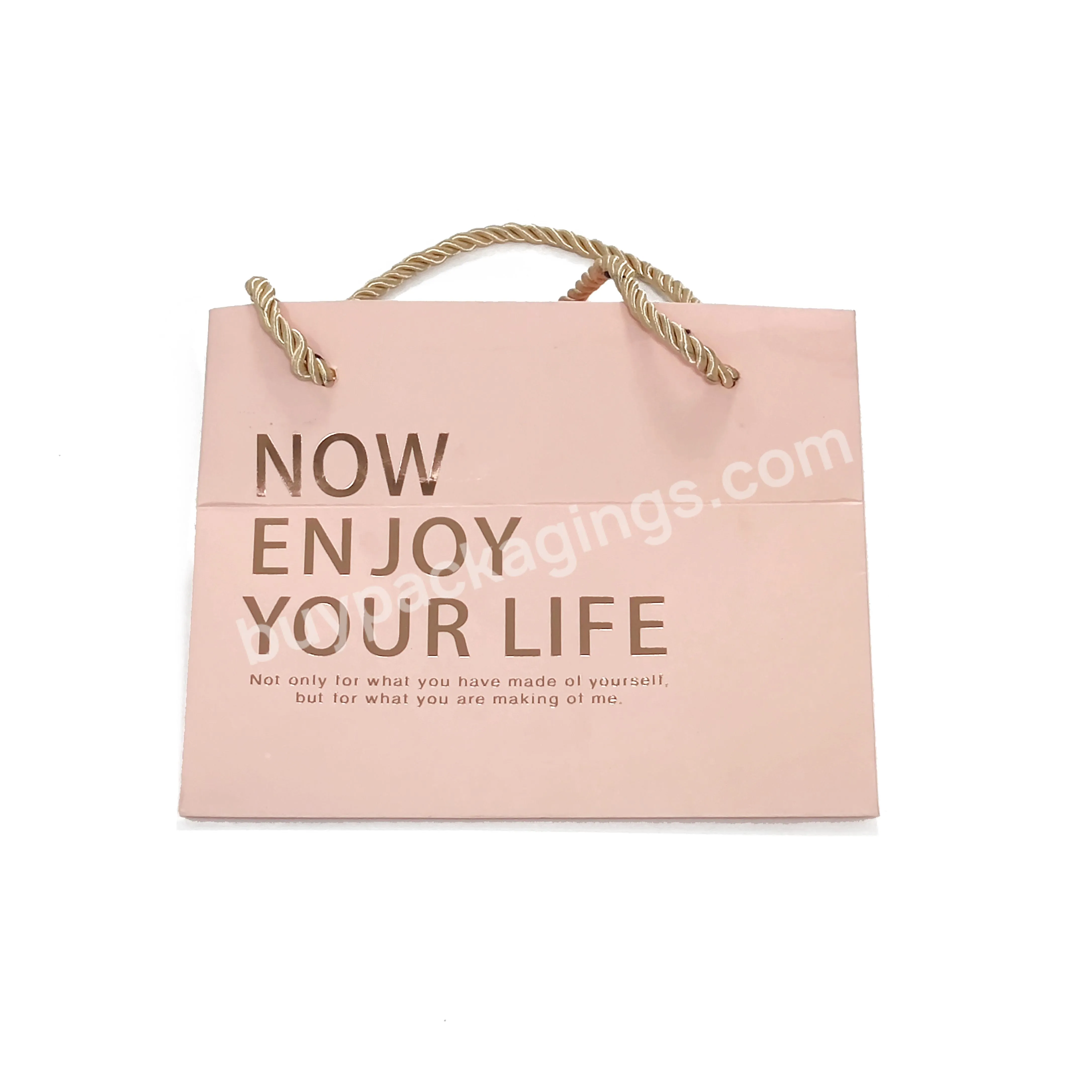 Creative Design Custom Strong Paper Gift Bag With Handle Suitable For Shoes of All Sizes