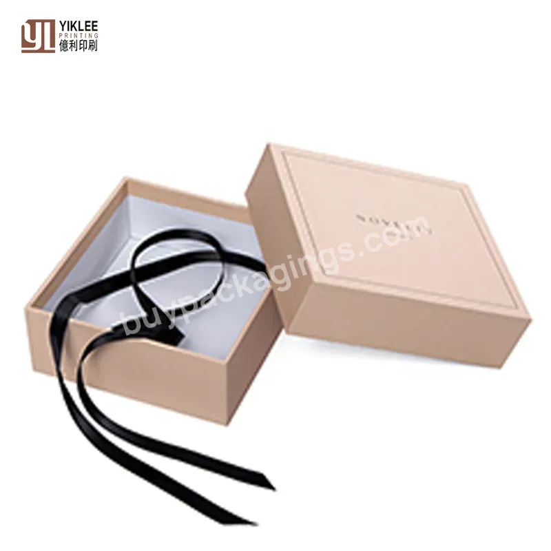 Creative Design Magnetic Ribbon Closure Gift Box Packaging Paper