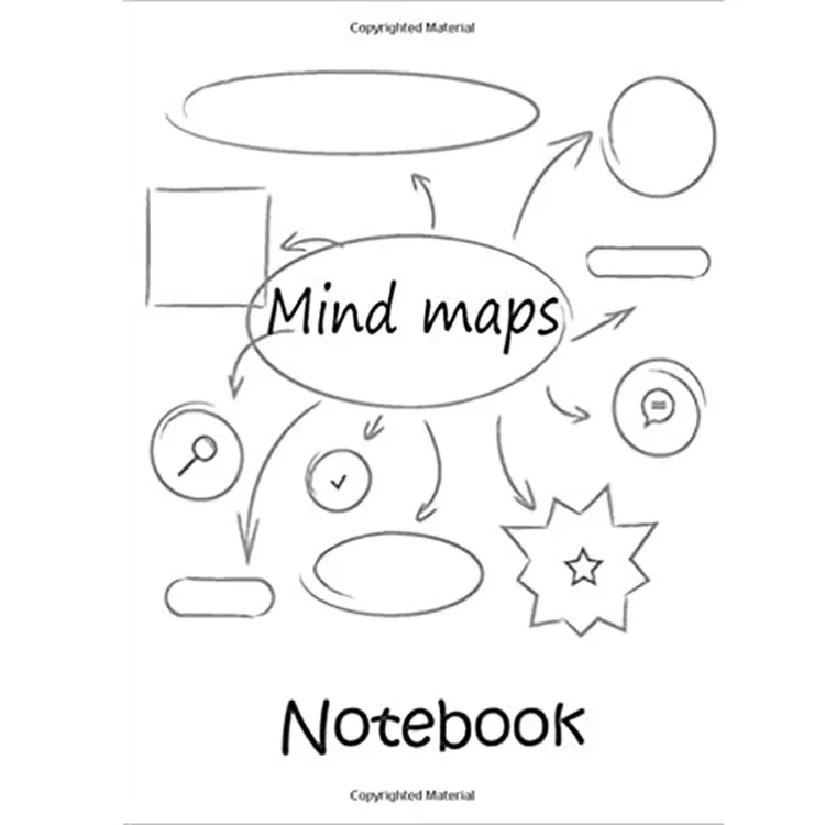 Creative Visual Thinking Mind Mapping Workbook Notebook For Brainstorming