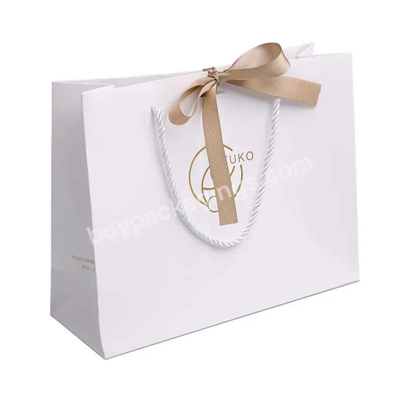 Creatrust Baby Packaging Gift Tissue Zipper White Craft Shoe Wholesale Unicorn Personalized Food Takeaway Hemp Paper Bag
