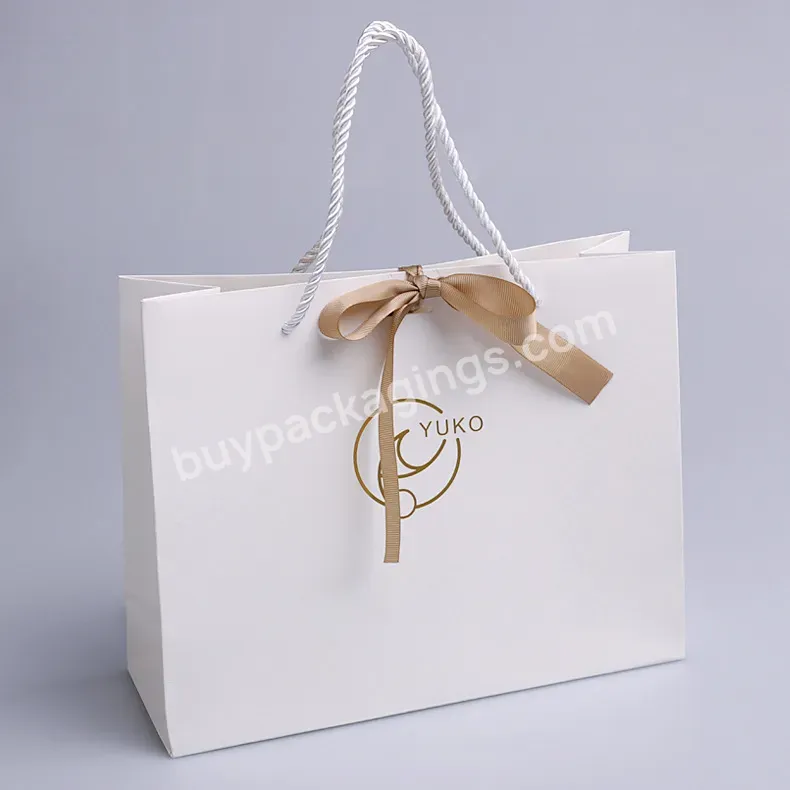Creatrust Baby Packaging Gift Tissue Zipper White Craft Shoe Wholesale Unicorn Personalized Food Takeaway Hemp Paper Bag