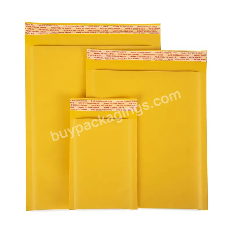 Creatrust Express Shipping Custom Kraft Bubble Mailer Mailing Bags Water-proof Packing Bubble Bags