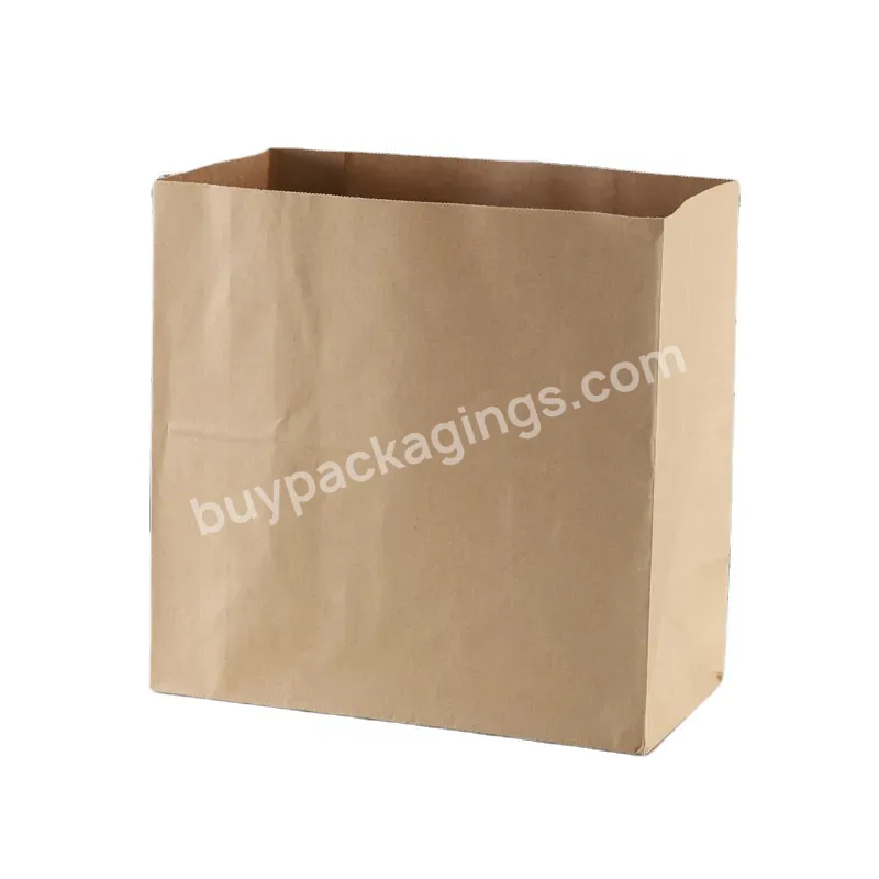 Creatrust Flower Your Own Logo Kraft Black Brown Take Away Food Costumised Luxury Ribbon Takeaway Strong Jewelry Paper Bag