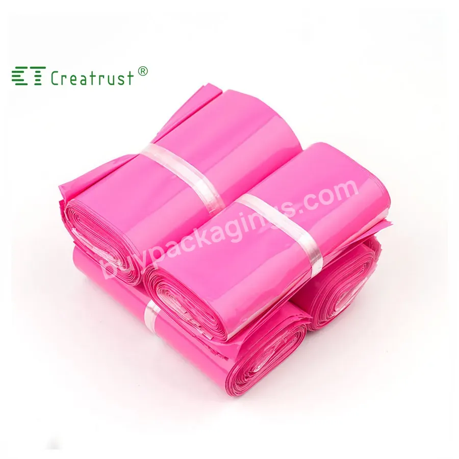 Creatrust Mailing Bag Custom Logo Poly Mailer Recyclabl A4 Mail Eco Compostable Handle Bubble Sustainable Plastic A Gold Glitter - Buy Pink Mailing Bag Plastic Book Wrap Poly Mailer 12x15 Wholesale Mail Envelope,Cloth Mailing Bag Custom Kraft Mail Bi