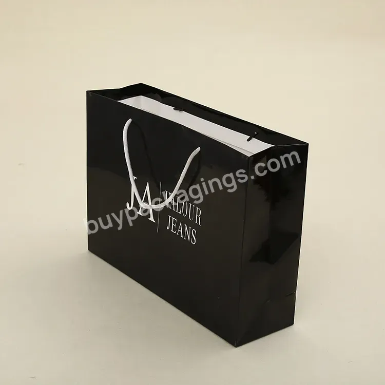 Creatrust Personalized Logo Baby Packaging Gift Tissue Zipper White Craft Shoe Wholesale Unicorn Kraft Paper Bag