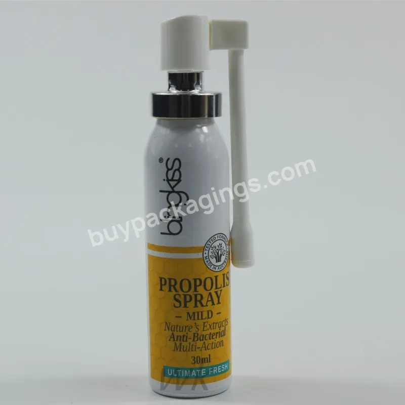 Crimp Medical Oral Spray Throat Spray With Nozzle Cap For Aluminium Bottle