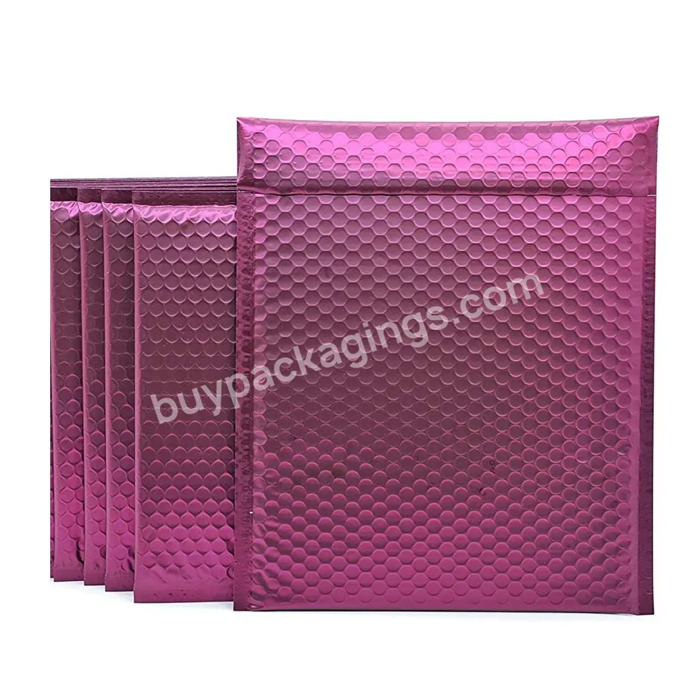 Ctcx Aluminum Insulated Bubble Mailing Foil Mailers Bubble Padded Envelopes Custom Hot Pink Metallic Bubble/buble Mailer