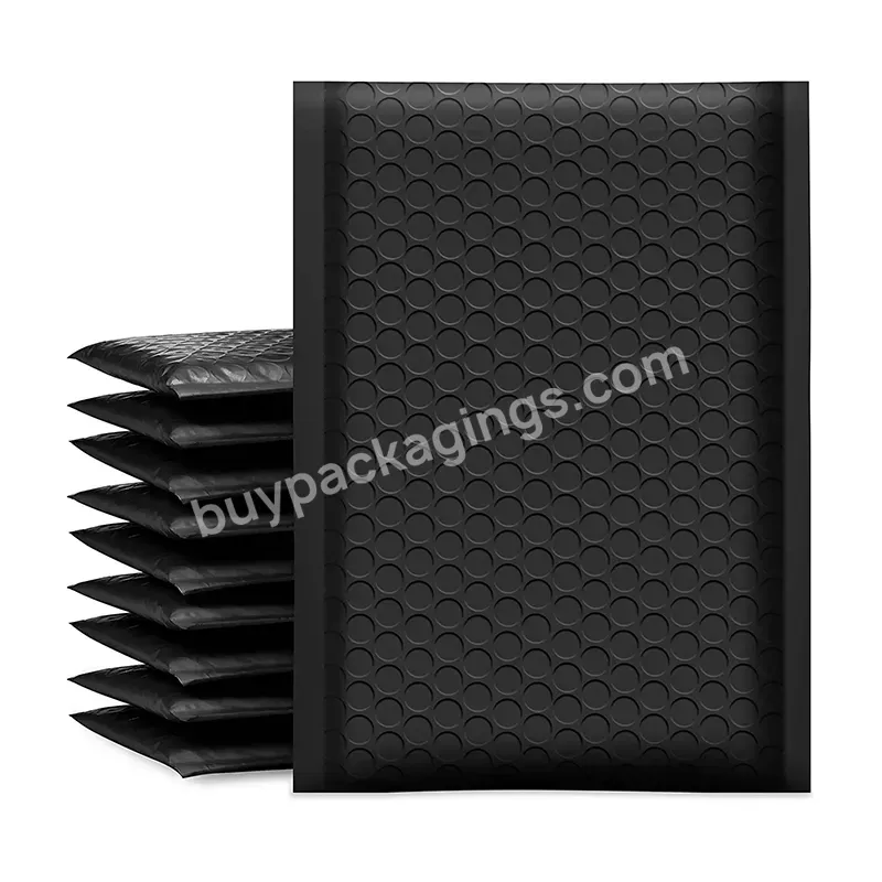 Ctcx Black Bubble Mail Bags Large Bubble Waterproof Paper Mailer Bag Black Bubble Customized Poly Mailing Bags