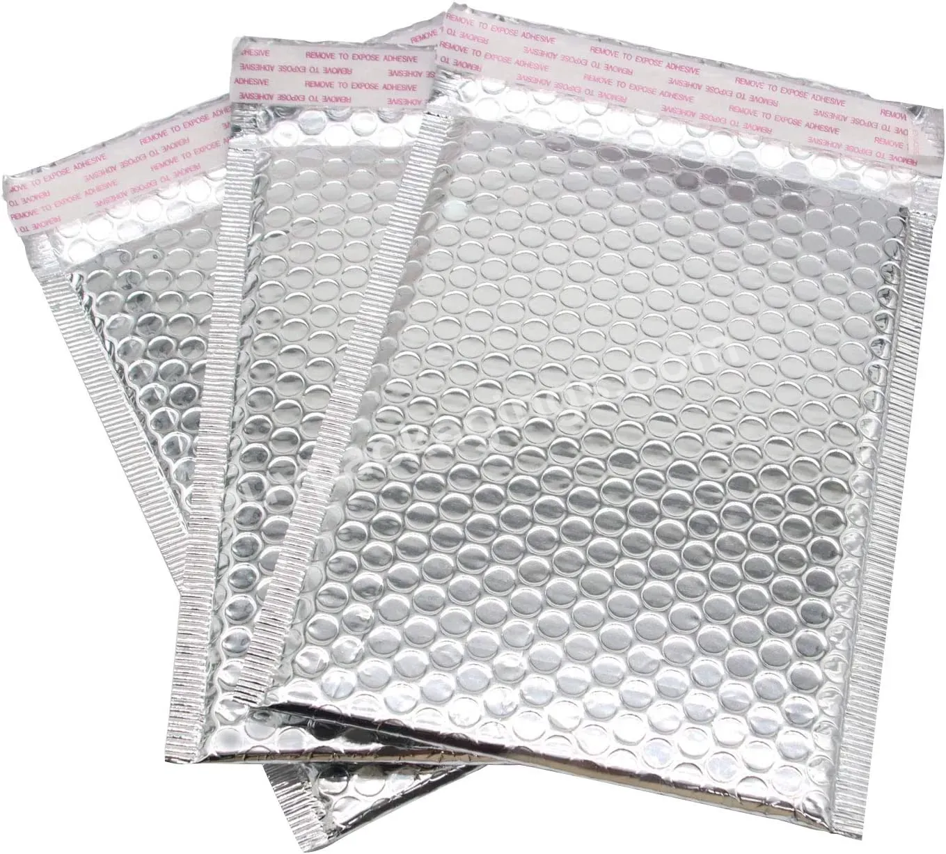 Ctcx Custom Poly Bubble Mailers Padded Envelopes Silver Gift Logistics Packaging Courier Delivery Bags Metallic Bubble Mailer