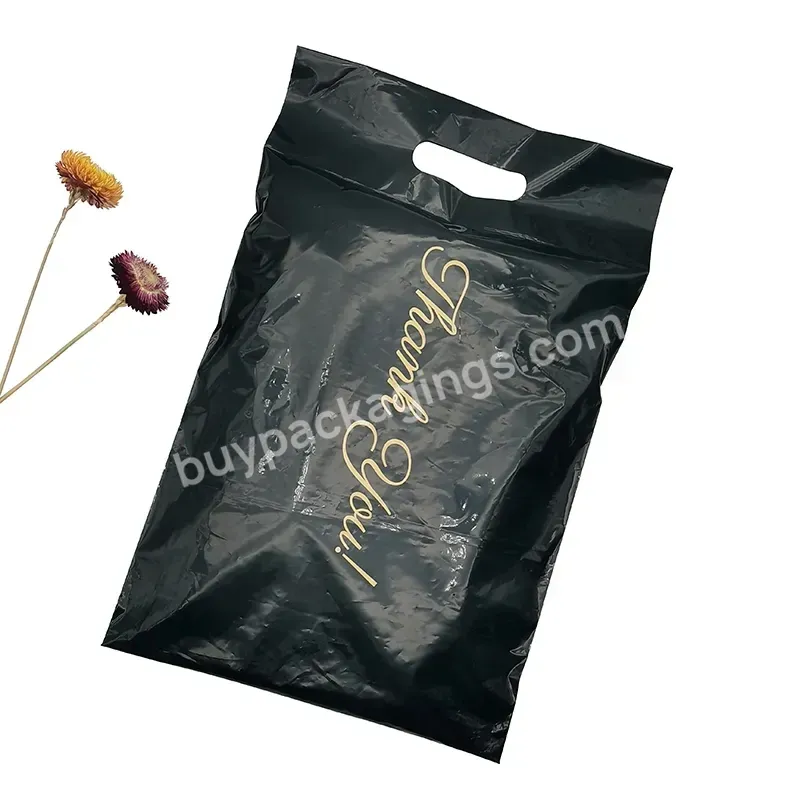 Ctcx Custom Poly Mailers With Handle Mailing Bags Custom Logo Shipping Bag With Handle For Clothing Mailers With Handles