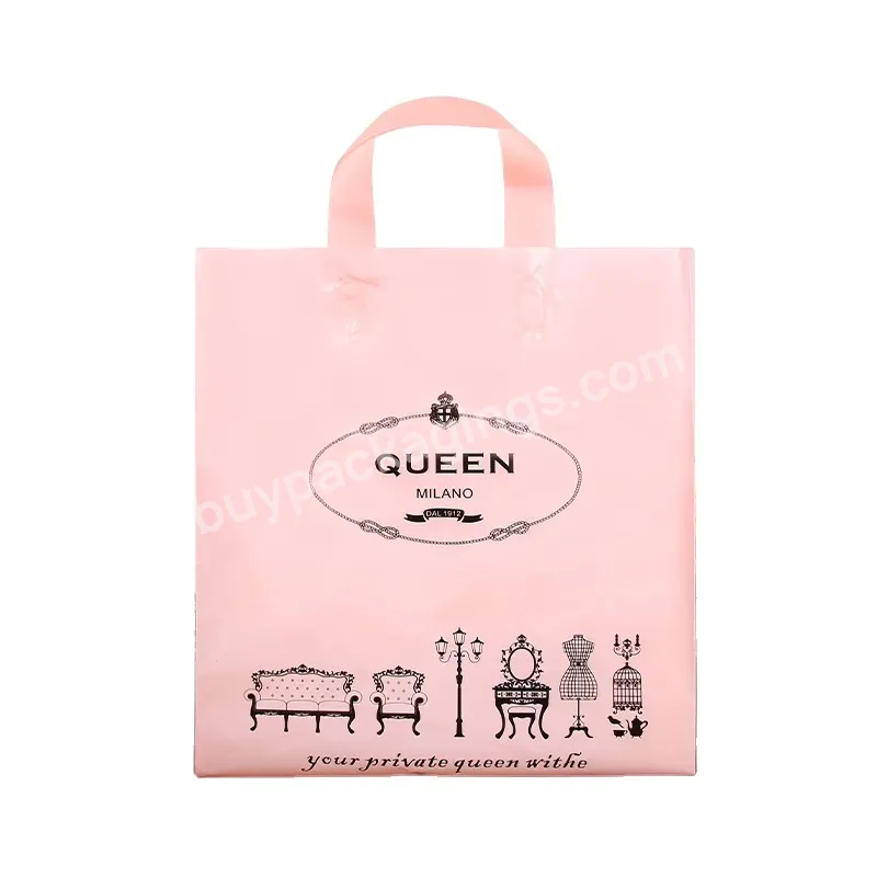 Ctcx Custom Printed Logo Pe Plastic Frosted Bags Pouch Gift Packaging Emballage Colis Plastic Bag Plastic Clothing Packaging Bag