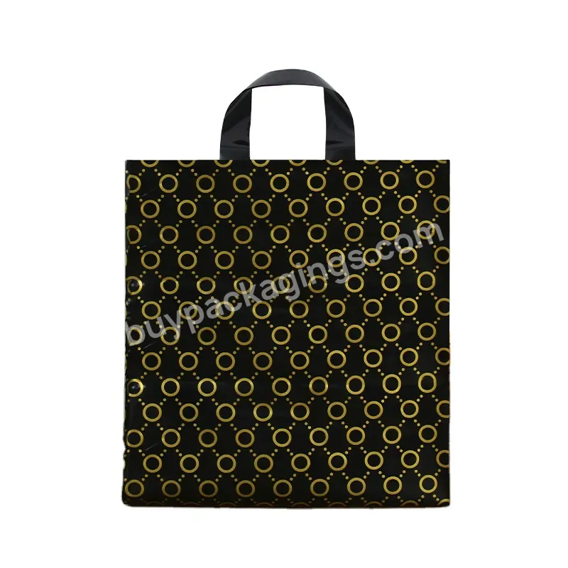 Ctcx Customized Logo Colored Shop Boutique Gifts Die Cut Handle Bag Small Sizes Reusable Carry Bag Foldable Plastic Shopping Bag