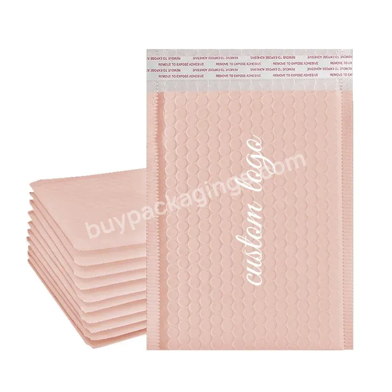 Ctcx Nude Pink Padded Envelope Bubble Mailers Custom Logo Pink Shipping Bags Bubble Mailers Nude Pink Bubble Polymailers