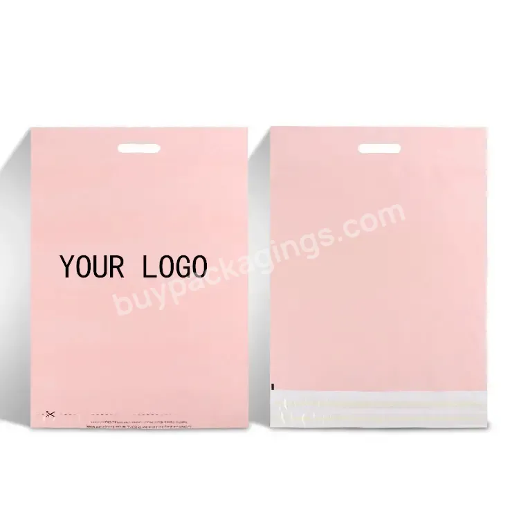 Ctcx Package Courier Bag Nude Poly Mailers With Handle Plastic Mailing Bag Packaging Shipping Bags With Handles For Clothing