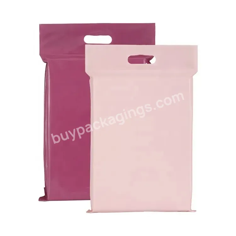 Ctcx Packaging Bags For Clothing Poly Mailers With Handle Plastic Nude Courier Bag Poly Mailer Polymailers With Handle Verified