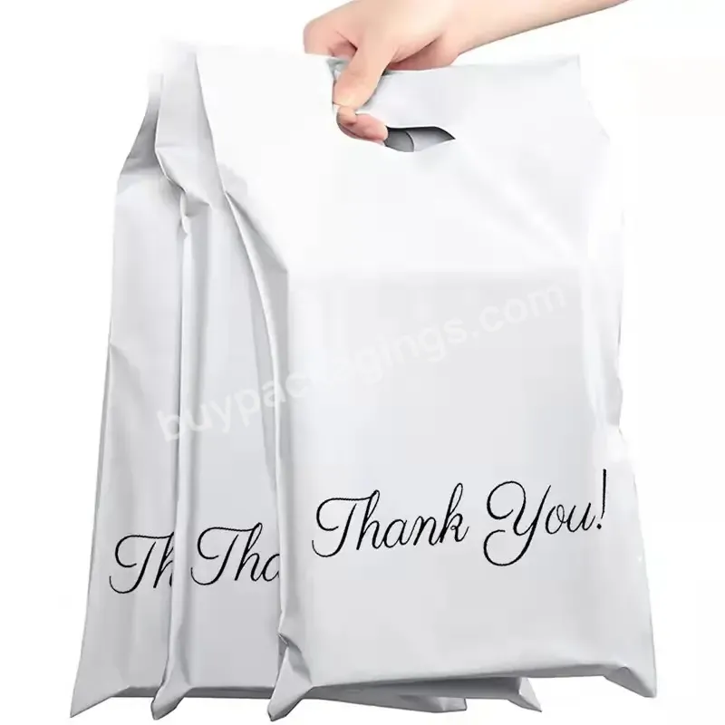 Ctcx Packaging Bags For Clothing Poly Mailers With Handle Plastic Nude Courier Bag Poly Mailer Polymailers With Handle Verified