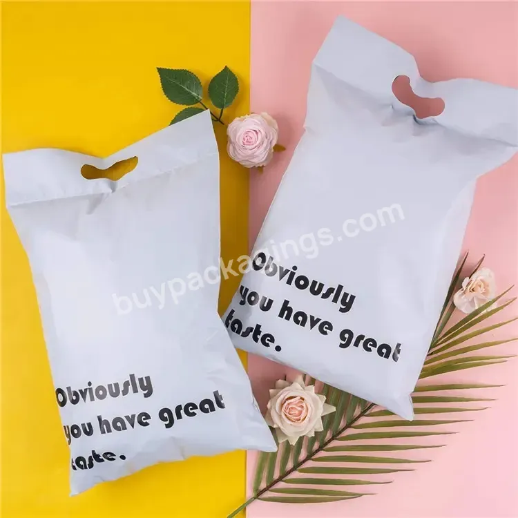 Ctcx Plastic Envelope Poly Mailers Handle Pouch Express Bags Polly Mailer Shipping Bag With Handle Courier Bag With Handle