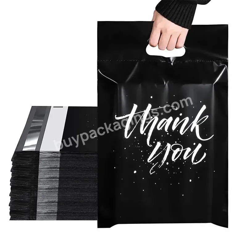 Ctcx Poly Polyethylene Mailers Bag Large Bolsas Personalizadas Matte Black Mailer With Handle Design Polymailers - Buy Ecofriendly Poly Mailers Poly Polyethylene Design Polymailers,Poly Mailer Bag Large Poly Mailers,Bolsas Personalizadas.