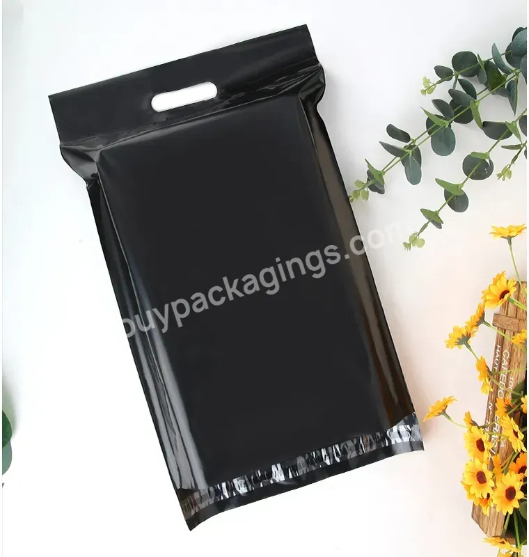 Ctcx Shipping Bags For Clothing With Handle Wrap Envelope Plastic Bag With Handle Polymailer With Handle Mailing Bag