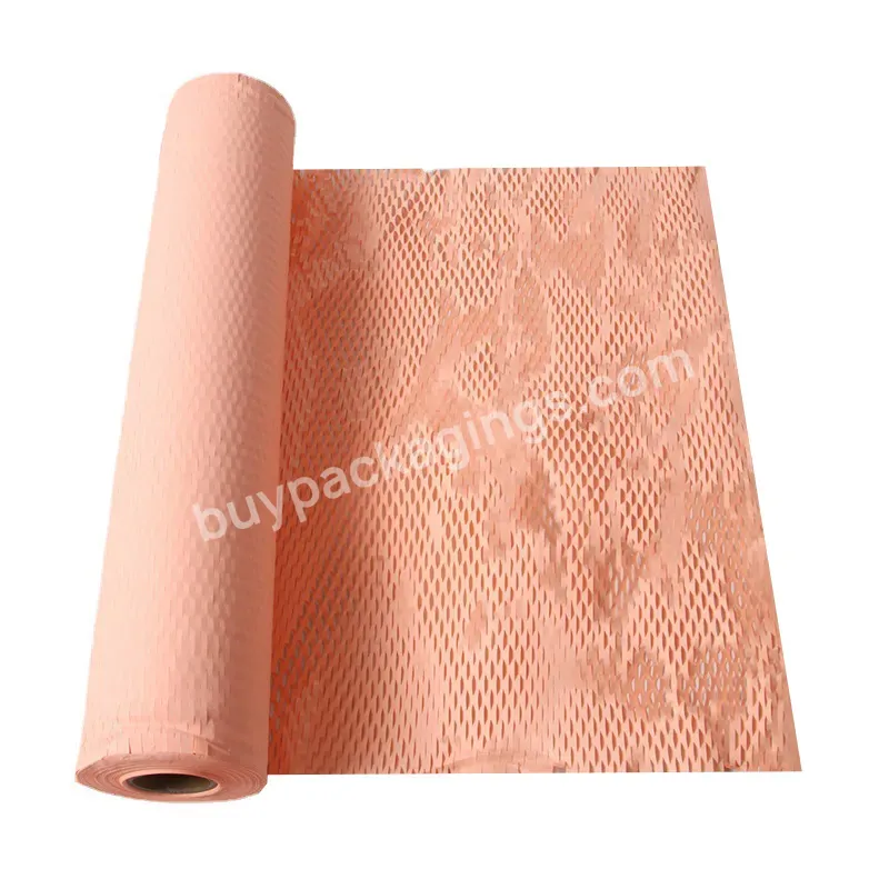 Cushion Paper Recyclable Kraft Honeycomb Kraft Packing Paper Packaging - Buy Honeycomb Wrapping Kraft Paper,Cushion Paper,Recyclable Honeycomb Packaging Paper.