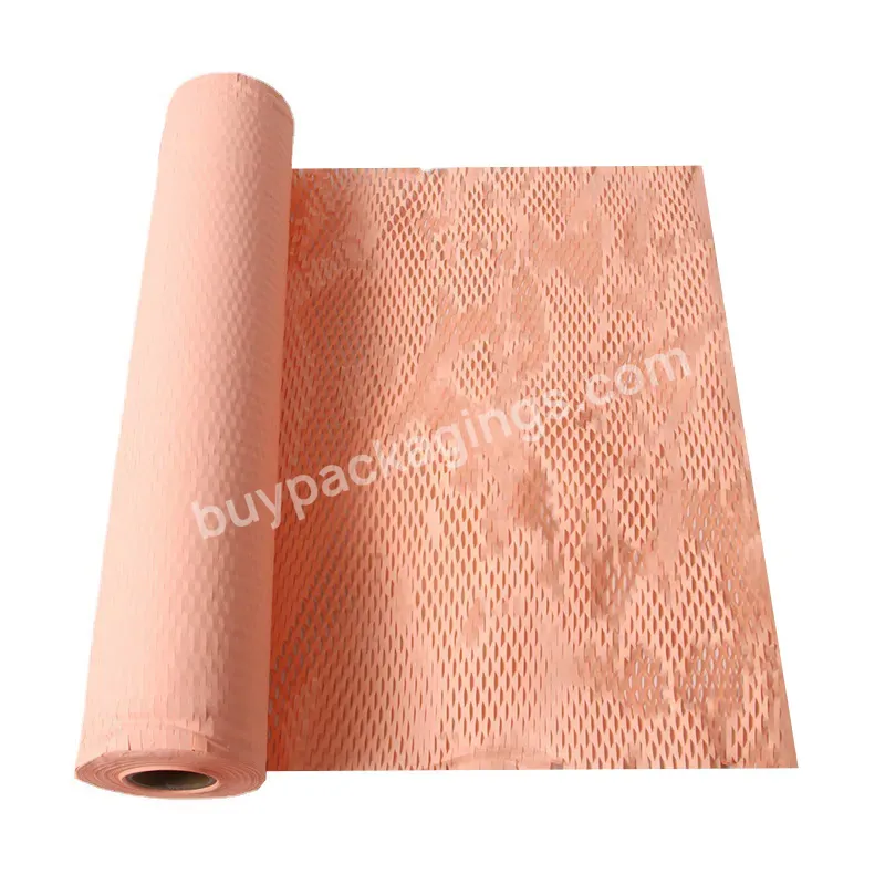 Cushion Paper Recyclable Kraft Honeycomb Kraft Packing Paper Packaging