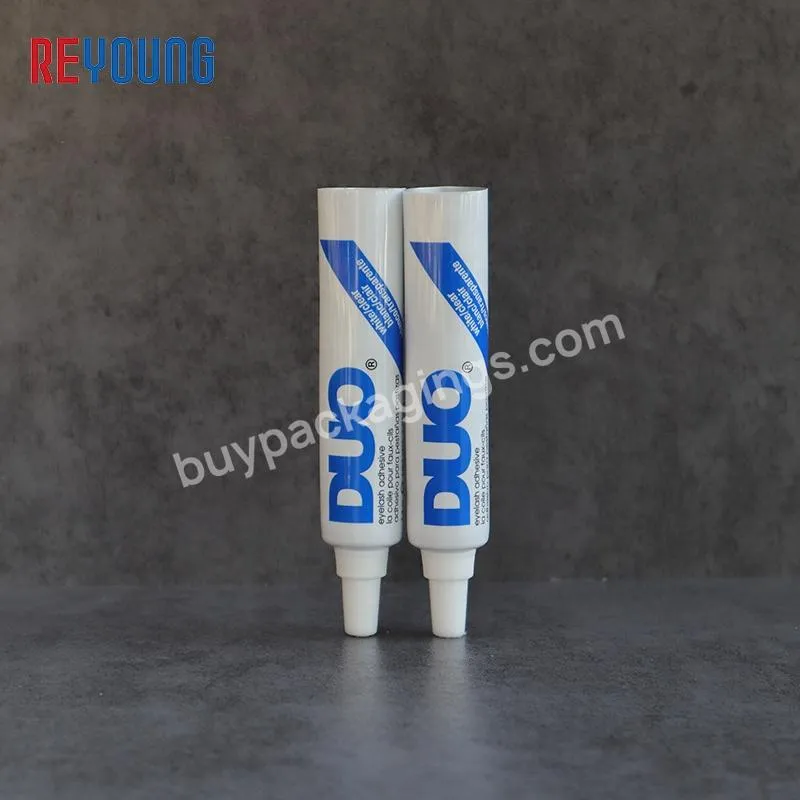 Custom 10 Ml Oriented Thread Nozzle Tip Aluminum Plastic Composite Tube For Gel Ointment Paint Packaging