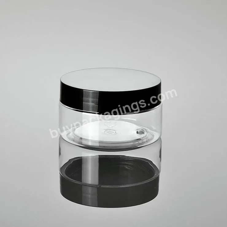 Custom 100g 120g 150g 200g 400 Ml Plastic Jar Cream Containers 4 Oz Plastic Jars With Lid For Plastic Jar With Color Lids