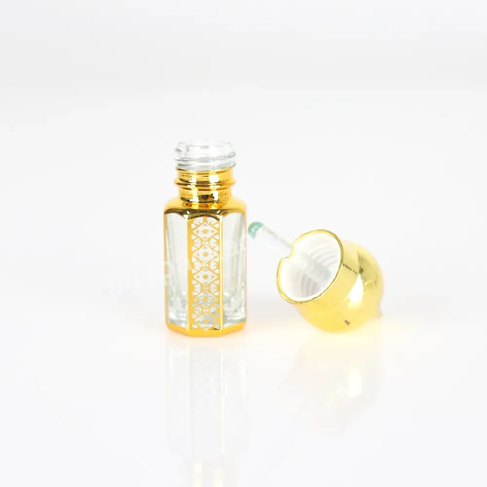 Custom 10ml 15ml 30 Ml 50ml 100ml Gold Cosmetic Packaging Perfume Essential Oil Serum Clear Glass Eye Dropper Bottle