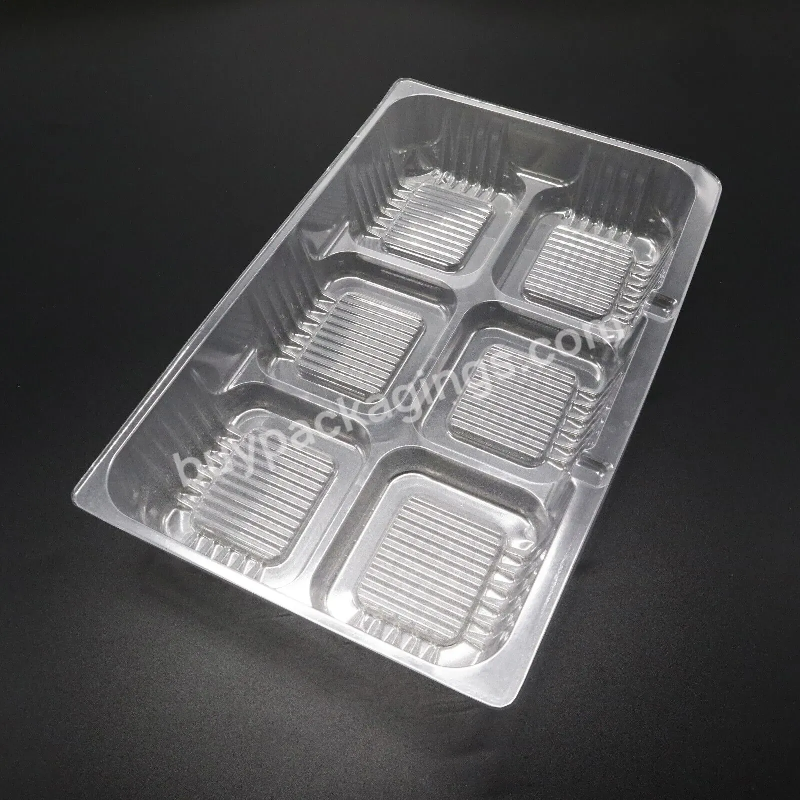 Custom 1/2/3/4/6/10 Grid Cookie Food Tray Plastic Biscuit Packaging Trays