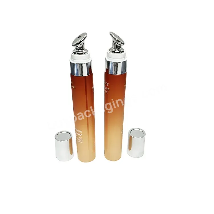 Custom 15ml Empty Pe Soft Plastic Eye Skin Care Cream Packaging Tube/ Anti Aging Cream Squeeze Tube Manufacturer/wholesale