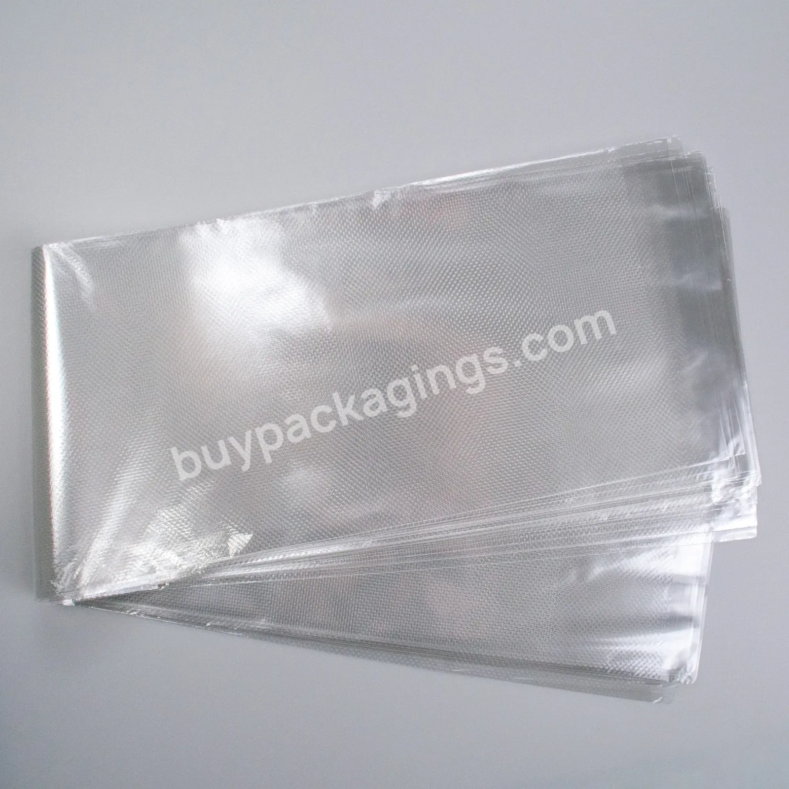 Custom 19-35 Micron Transparent Plastic Clear Opp Bags With Adhesive Packaging Bag