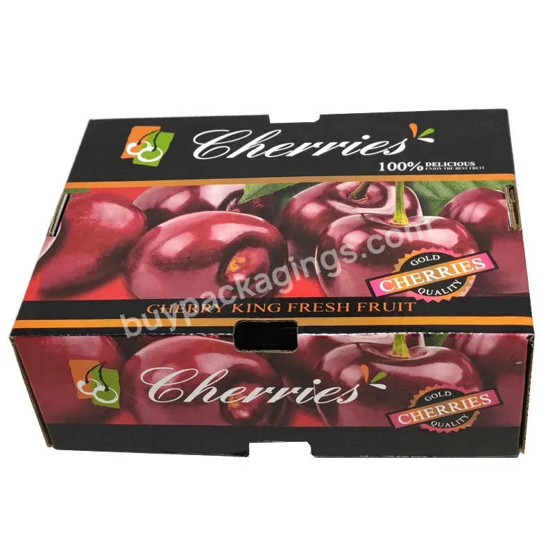 Custom 1kg Paper Gift Fruit Packing Boxes For Cherry Packaging Box Packaging Box