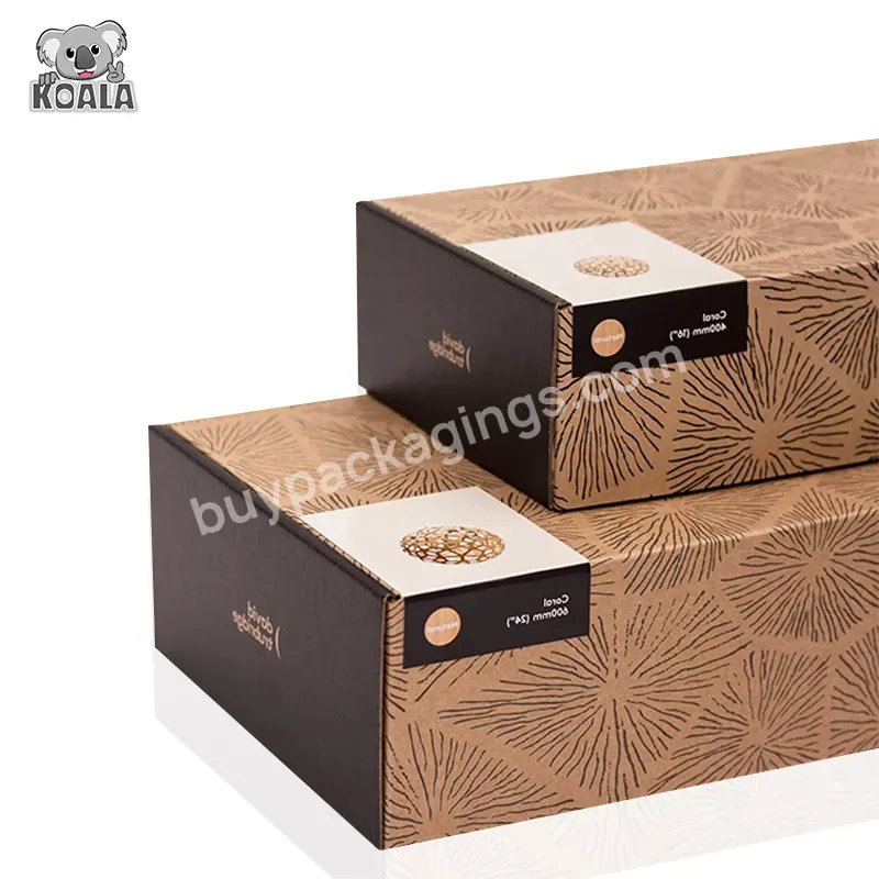 Custom 20 X 8 X 4 Foldable Toy Cardboard Kraft Shipping Box