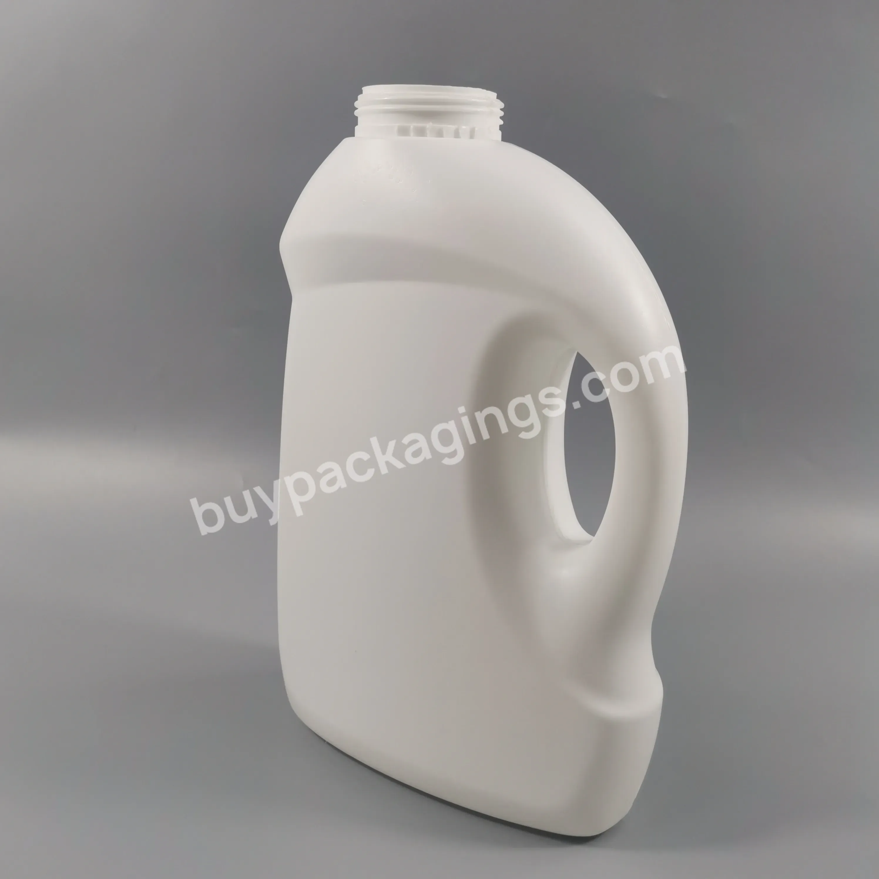 Custom 2000ml White Good Quality Empty Hdpe 2 Liter Plastic Laundry Detergent Bottle