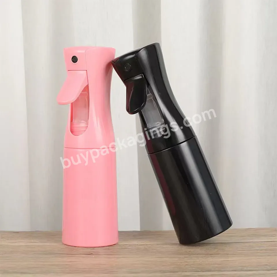 Custom 200ml 300ml 500ml Personal Care Cosmetic Bottle Salon Fine Mist Sprayer Continuous Trigger Spray Bottle