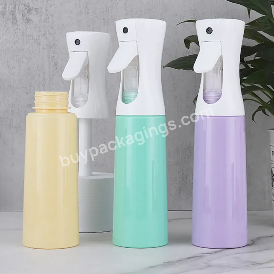 Custom 200ml 300ml 500ml Personal Care Cosmetic Bottle Salon Fine Mist Sprayer Continuous Trigger Spray Bottle